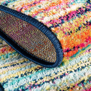Multicolor 5' 3 x 5' 3 Azalea Octagon Area Rug Colorful 100% Polypropylene Durable Jute Backing Living Dining Room Bedroom Office Modern Decor Carpet for Sale at Rug Engine