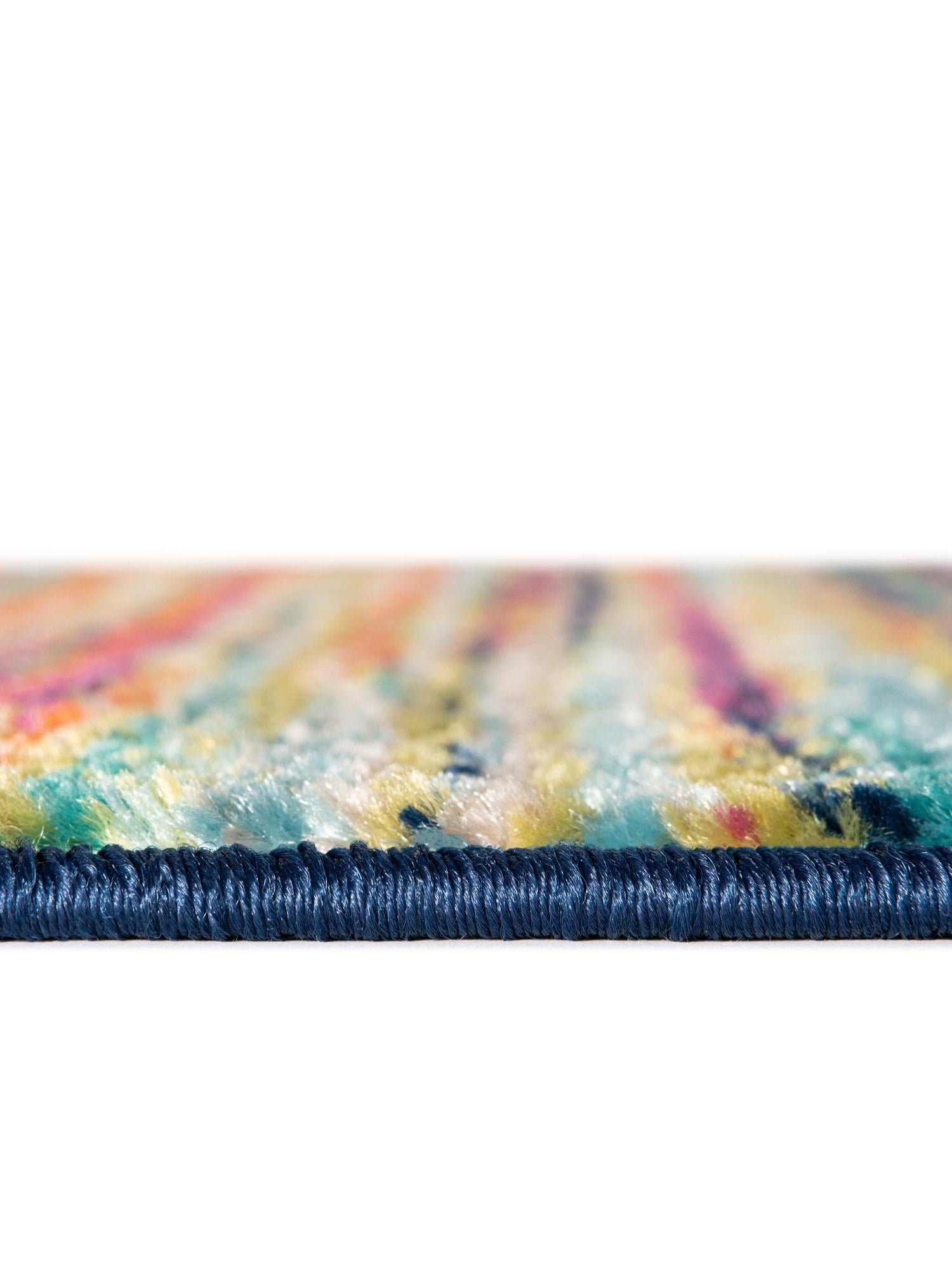 Multicolor 2' 11 x 12' Azalea Runner Area Rug Colorful 100% Polypropylene Durable Jute Backing Living Dining Room Bedroom Office Modern Decor Carpet for Sale at Rug Engine