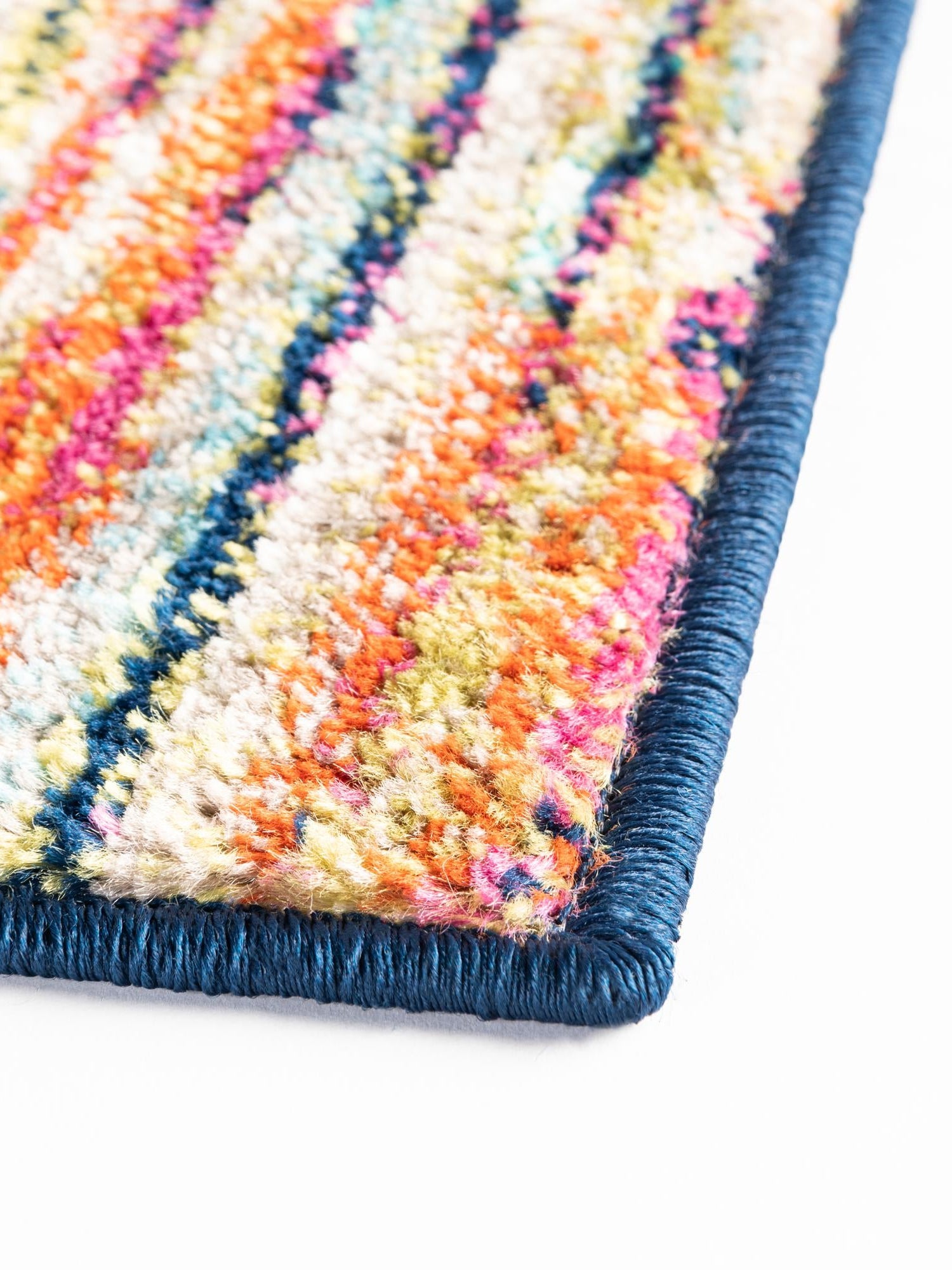 Multicolor 2' x 8' Azalea Runner Area Rug Colorful 100% Polypropylene Durable Jute Backing Living Dining Room Bedroom Office Modern Decor Carpet for Sale at Rug Engine