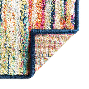 Multicolor 2' x 6' Azalea Runner Area Rug Colorful 100% Polypropylene Durable Jute Backing Living Dining Room Bedroom Office Modern Decor Carpet for Sale at Rug Engine