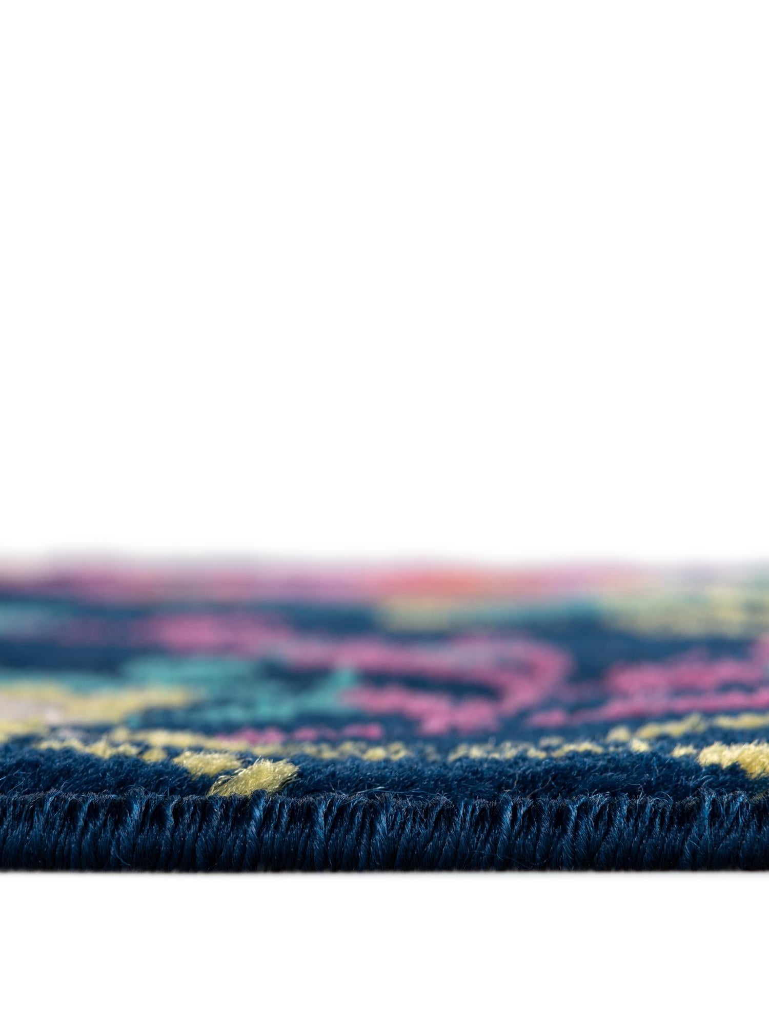 Navy Blue 9' x 12' Azalea Rectangle Area Rug Colorful 100% Polypropylene Durable Jute Backing Living Dining Room Bedroom Office Modern Decor Carpet for Sale at Rug Engine
