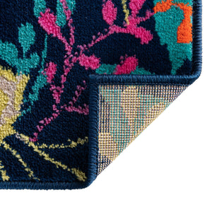 Navy Blue 5' 3 x 5' 3 Azalea Octagon Area Rug Colorful 100% Polypropylene Durable Jute Backing Living Dining Room Bedroom Office Modern Decor Carpet for Sale at Rug Engine