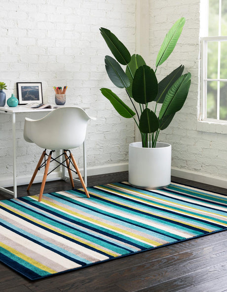 Teal 10' x 14' Azalea Rectangle Area Rug Colorful 100% Polypropylene Durable Jute Backing Living Dining Room Bedroom Office Modern Decor Carpet for Sale at Rug Engine
