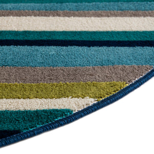 Teal 7' 10 x 10' Azalea Oval Area Rug Colorful 100% Polypropylene Durable Jute Backing Living Dining Room Bedroom Office Modern Decor Carpet for Sale at Rug Engine