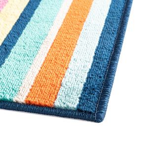 Multicolor 2' x 6' Azalea Runner Area Rug Colorful 100% Polypropylene Durable Jute Backing Living Dining Room Bedroom Office Modern Decor Carpet for Sale at Rug Engine