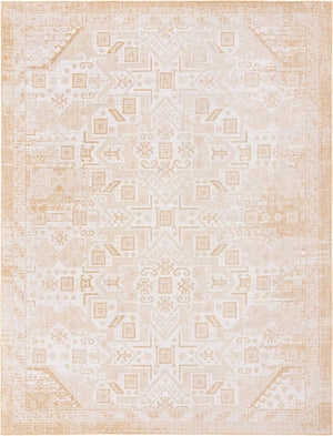 Natural 10' x 13' 1 Outdoor Aztec Rectangle Rug
