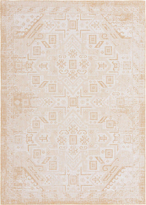 Natural 7' 10 x 11' Outdoor Aztec Rectangle Area Rug Weather Resistant for Patio, Deck, Terrace, Balcony, Porch 100% Polypropylene Traditional Carpet Mat for Sale at Rug Engine