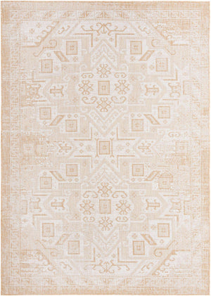 Natural 7' 1 x 10' Outdoor Aztec Rectangle Area Rug Weather Resistant for Patio, Deck, Terrace, Balcony, Porch 100% Polypropylene Traditional Carpet Mat for Sale at Rug Engine