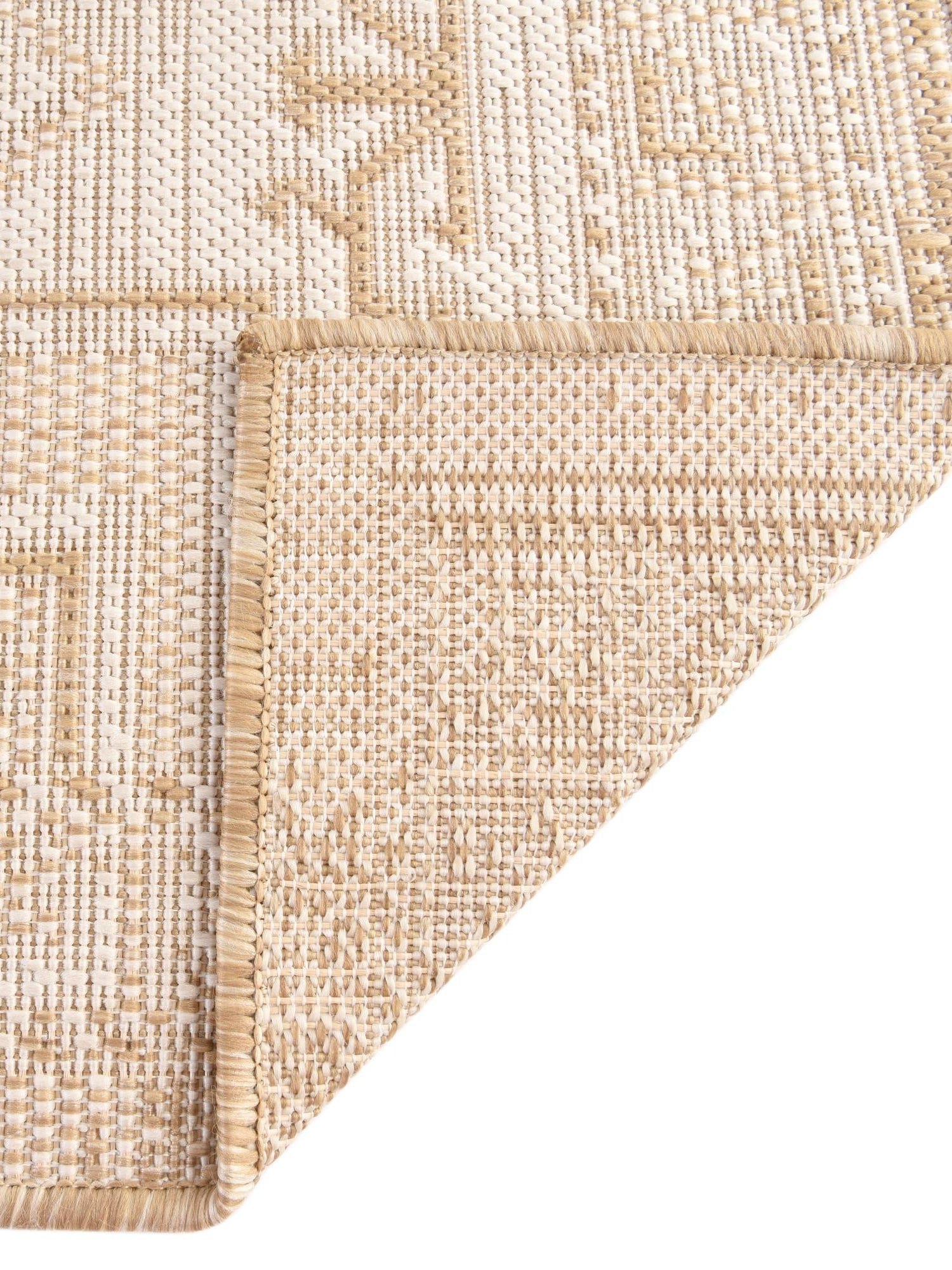 Natural 6' 1 x 9' Outdoor Aztec Rectangle Area Rug Weather Resistant for Patio, Deck, Terrace, Balcony, Porch 100% Polypropylene Traditional Carpet Mat for Sale at Rug Engine