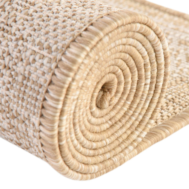 Natural 10' x 13' 1 Outdoor Aztec Rectangle Rug
