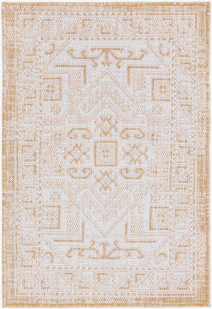 Natural 2' x 3' 1 Outdoor Aztec Rectangle Area Rug Weather Resistant for Patio, Deck, Terrace, Balcony, Porch 100% Polypropylene Traditional Carpet Mat for Sale at Rug Engine