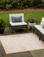 Natural 10' x 10' Outdoor Aztec Square Area Rug Weather Resistant for Patio, Deck, Terrace, Balcony, Porch 100% Polypropylene Traditional Carpet Mat for Sale at Rug Engine