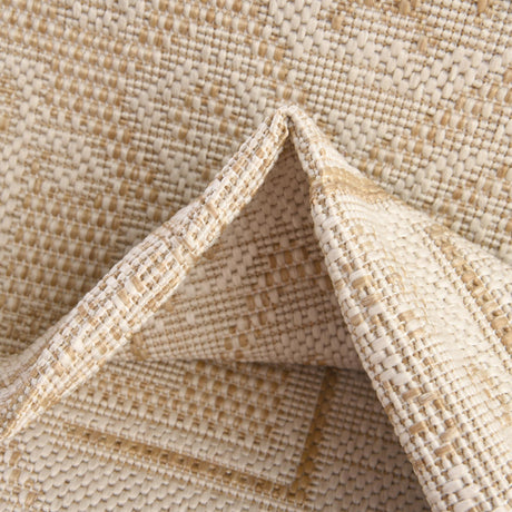 Natural 5' 3 x 5' 3 Outdoor Aztec Octagon Area Rug Weather Resistant for Patio, Deck, Terrace, Balcony, Porch 100% Polypropylene Traditional Carpet Mat for Sale at Rug Engine