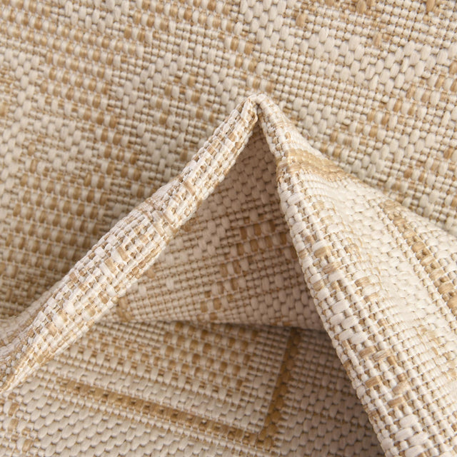Natural 5' 3 x 5' 3 Outdoor Aztec Octagon Area Rug Weather Resistant for Patio, Deck, Terrace, Balcony, Porch 100% Polypropylene Traditional Carpet Mat for Sale at Rug Engine