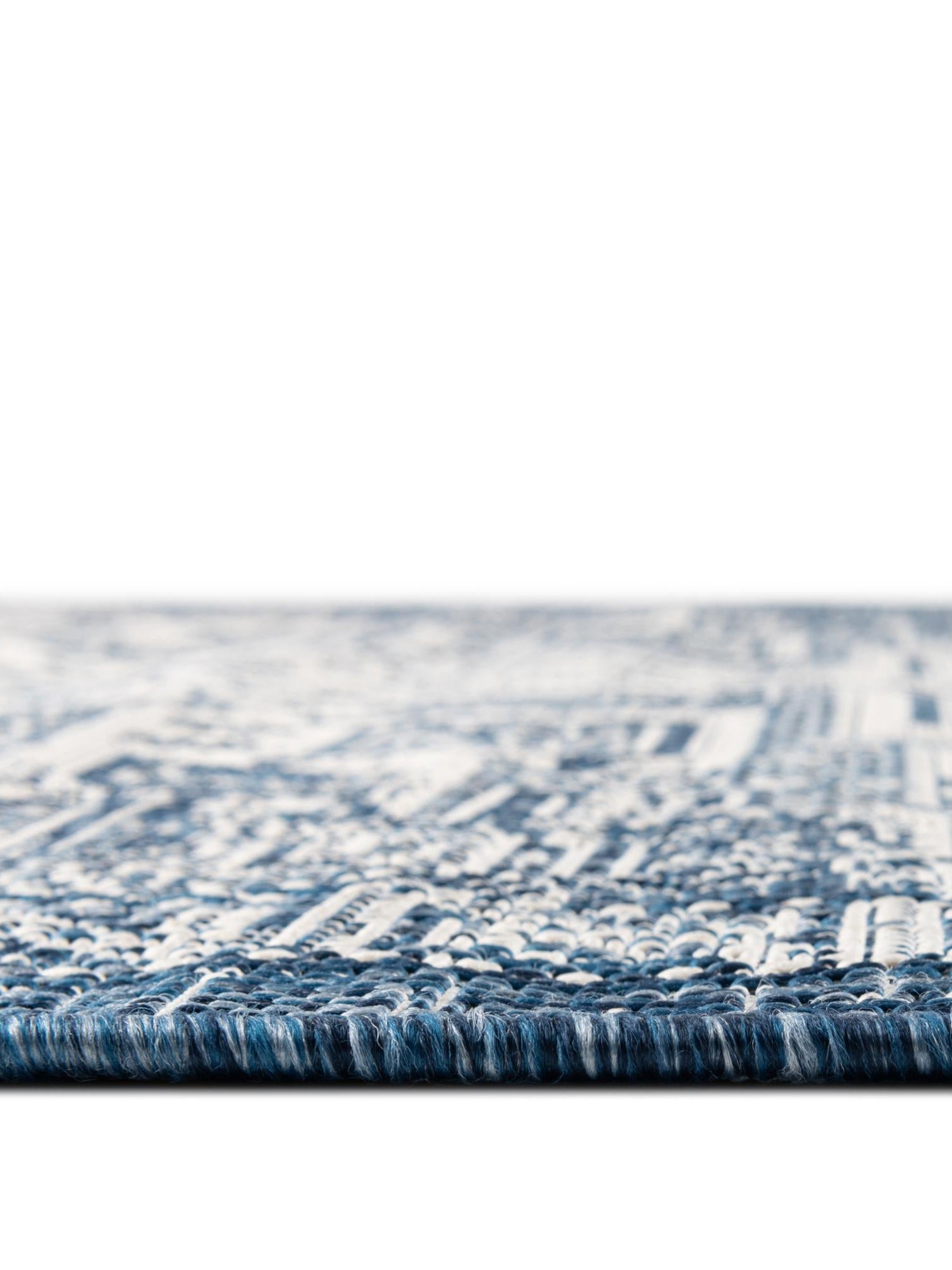 Blue 9' x 12' Outdoor Aztec Rectangle Area Rug Weather Resistant for Patio, Deck, Terrace, Balcony, Porch 100% Polypropylene Traditional Carpet Mat for Sale at Rug Engine