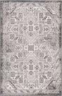 Charcoal Gray 5' 3 x 8' Outdoor Aztec Rectangle Area Rug Weather Resistant for Patio, Deck, Terrace, Balcony, Porch 100% Polypropylene Traditional Carpet Mat for Sale at Rug Engine