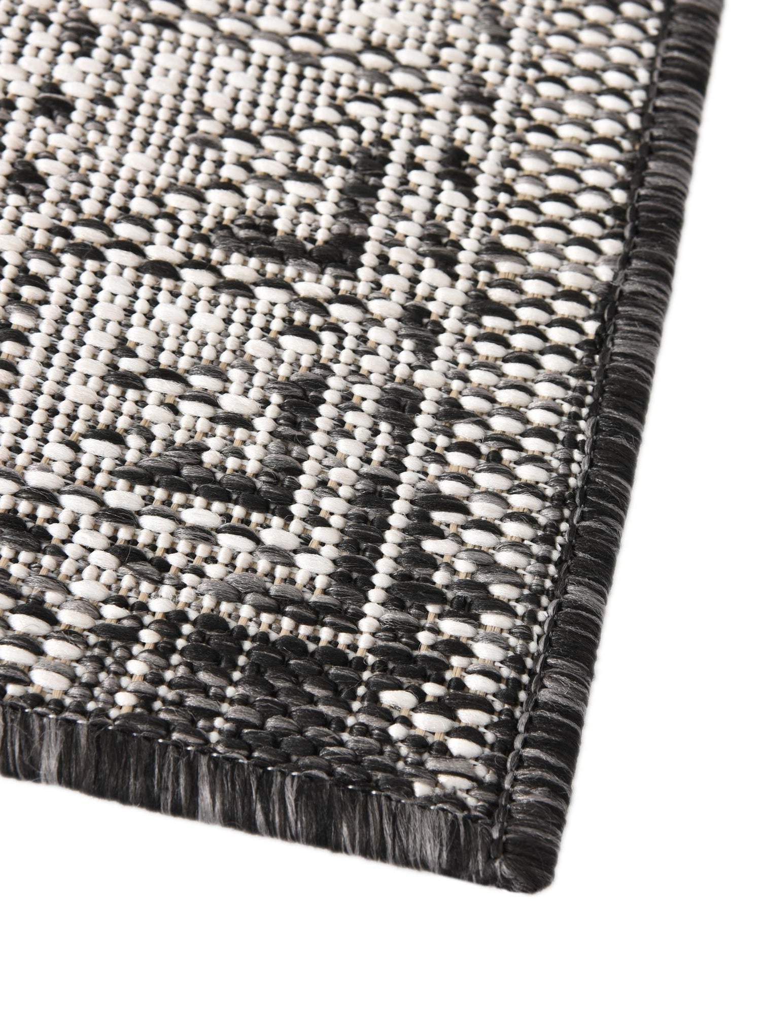 Charcoal Gray 2' x 8' Outdoor Aztec Runner Area Rug Weather Resistant for Patio, Deck, Terrace, Balcony, Porch 100% Polypropylene Traditional Carpet Mat for Sale at Rug Engine