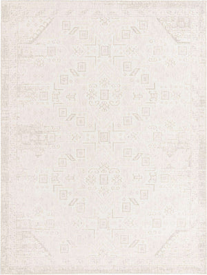 Light Gray 10' x 13' 1 Outdoor Aztec Rectangle Area Rug Weather Resistant for Patio, Deck, Terrace, Balcony, Porch 100% Polypropylene Traditional Carpet Mat for Sale at Rug Engine