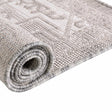 Light Gray 3' 1 x 5' 3 Outdoor Aztec Rectangle Area Rug Weather Resistant for Patio, Deck, Terrace, Balcony, Porch 100% Polypropylene Traditional Carpet Mat for Sale at Rug Engine
