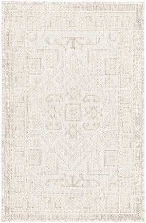 Light Gray 2' x 3' 1 Outdoor Aztec Rectangle Area Rug Weather Resistant for Patio, Deck, Terrace, Balcony, Porch 100% Polypropylene Traditional Carpet Mat for Sale at Rug Engine