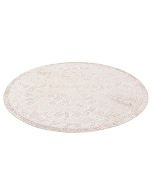 Light Gray 10' x 10' Outdoor Aztec Round Area Rug Weather Resistant for Patio, Deck, Terrace, Balcony, Porch 100% Polypropylene Traditional Carpet Mat for Sale at Rug Engine