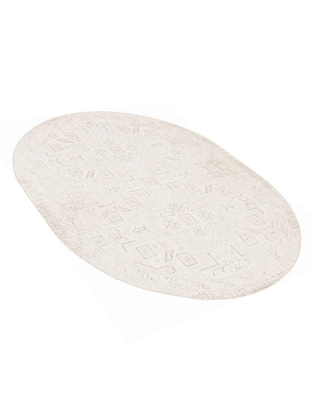 Light Gray 7' 10 x 10' Outdoor Aztec Oval Area Rug Weather Resistant for Patio, Deck, Terrace, Balcony, Porch 100% Polypropylene Traditional Carpet Mat for Sale at Rug Engine