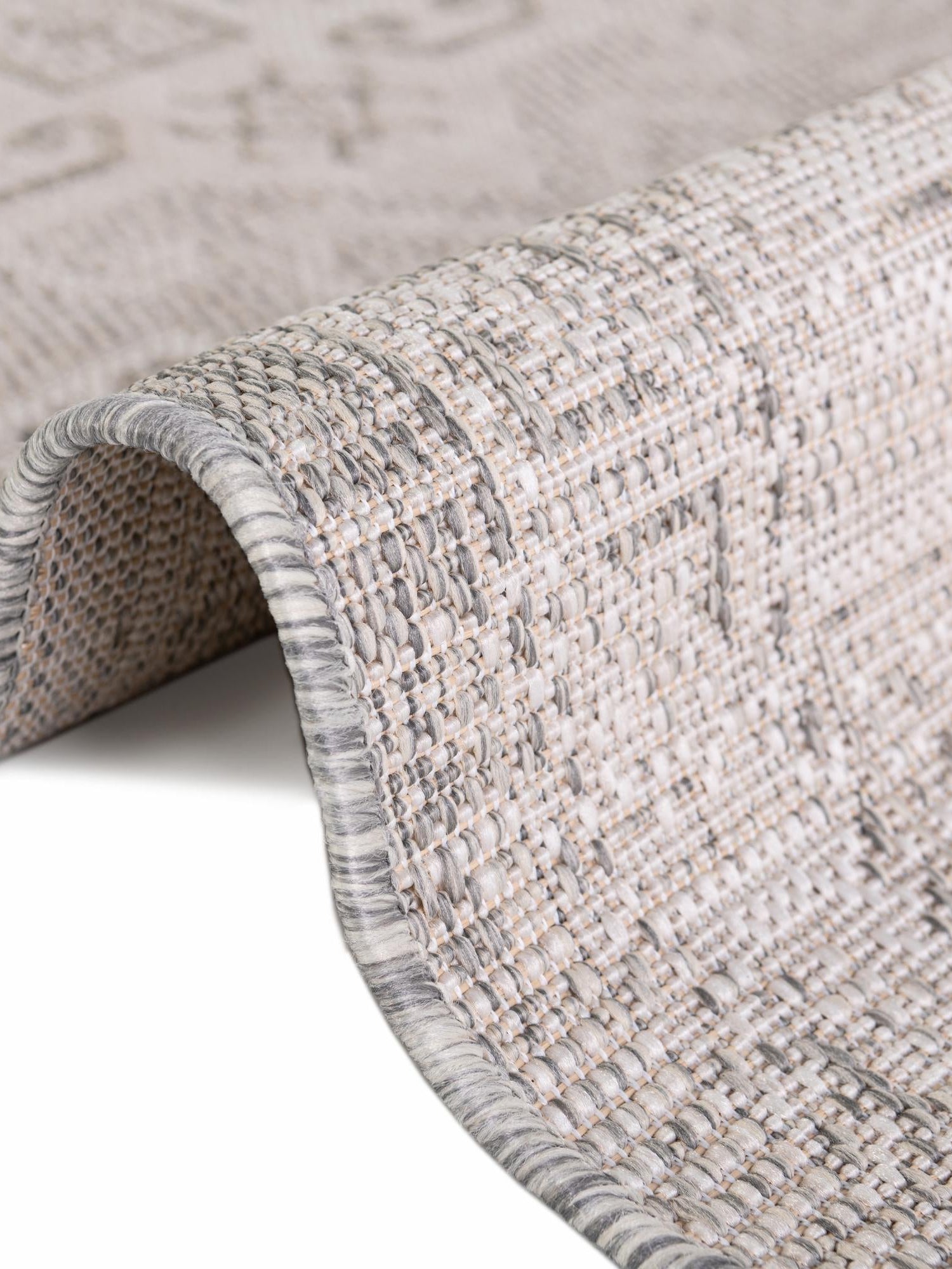 Light Gray 5' 3 x 8' Outdoor Aztec Oval Area Rug Weather Resistant for Patio, Deck, Terrace, Balcony, Porch 100% Polypropylene Traditional Carpet Mat for Sale at Rug Engine