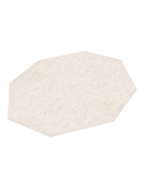 Light Gray 5' 3 x 5' 3 Outdoor Aztec Octagon Area Rug Weather Resistant for Patio, Deck, Terrace, Balcony, Porch 100% Polypropylene Traditional Carpet Mat for Sale at Rug Engine