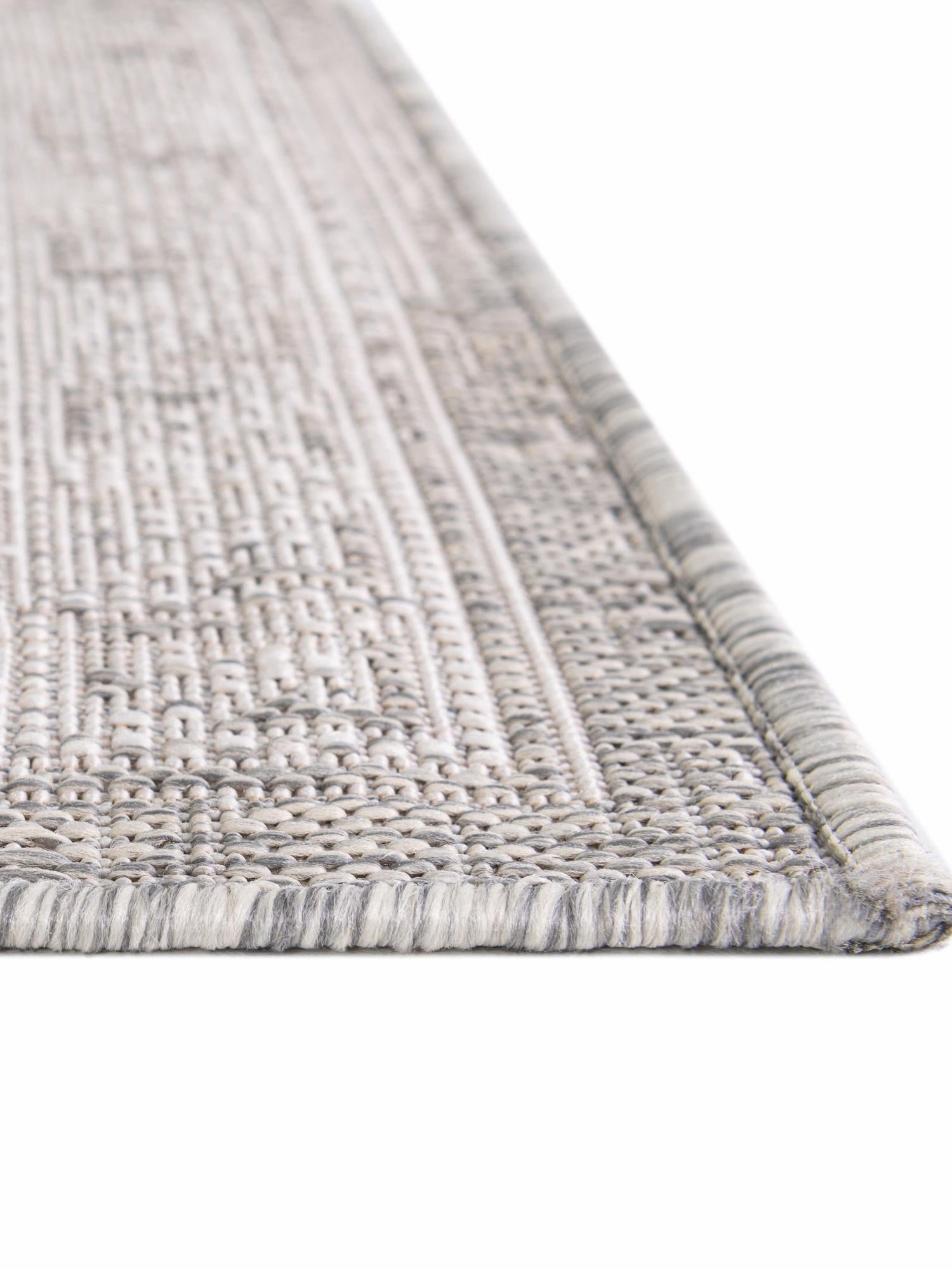 Light Gray 7' 10 x 7' 10 Outdoor Aztec Octagon Area Rug Weather Resistant for Patio, Deck, Terrace, Balcony, Porch 100% Polypropylene Traditional Carpet Mat for Sale at Rug Engine