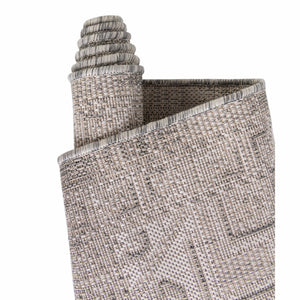 Light Gray 5' 3 x 5' 3 Outdoor Aztec Octagon Area Rug Weather Resistant for Patio, Deck, Terrace, Balcony, Porch 100% Polypropylene Traditional Carpet Mat for Sale at Rug Engine