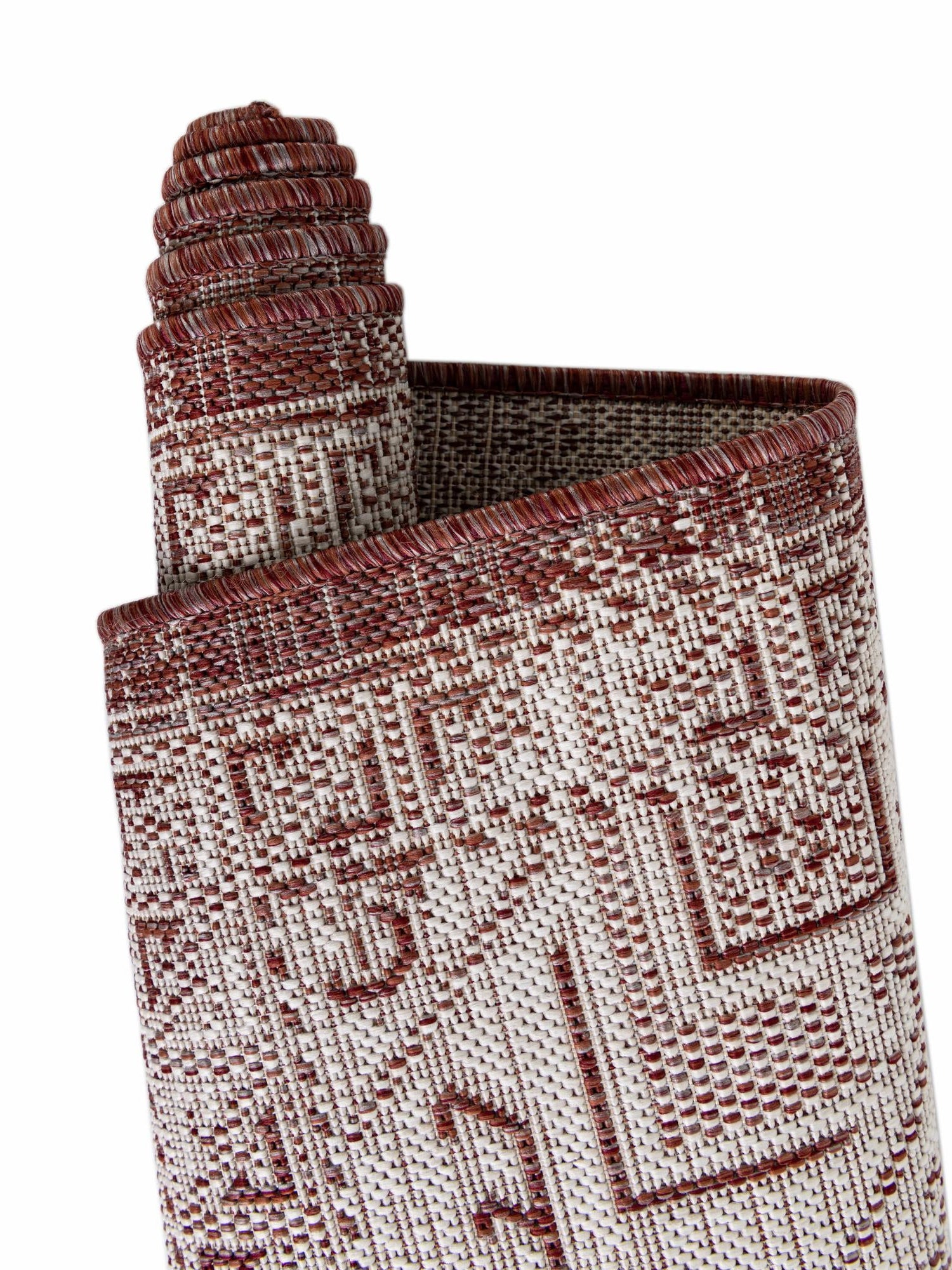 Rust Red 2' x 3' 1 Outdoor Aztec Rectangle Area Rug Weather Resistant for Patio, Deck, Terrace, Balcony, Porch 100% Polypropylene Traditional Carpet Mat for Sale at Rug Engine