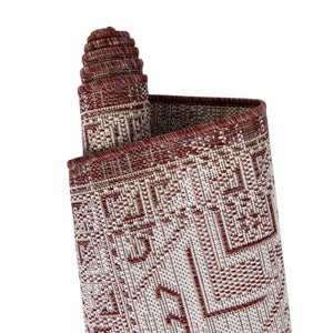 Rust Red 2' x 3' 1 Outdoor Aztec Rectangle Area Rug Weather Resistant for Patio, Deck, Terrace, Balcony, Porch 100% Polypropylene Traditional Carpet Mat for Sale at Rug Engine