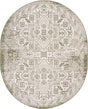 Green 7' 10 x 10' Outdoor Aztec Oval Area Rug Weather Resistant for Patio, Deck, Terrace, Balcony, Porch 100% Polypropylene Traditional Carpet Mat for Sale at Rug Engine