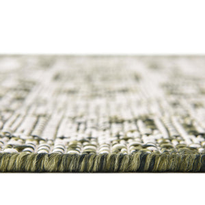 Green 5' 3 x 5' 3 Outdoor Aztec Octagon Area Rug Weather Resistant for Patio, Deck, Terrace, Balcony, Porch 100% Polypropylene Traditional Carpet Mat for Sale at Rug Engine