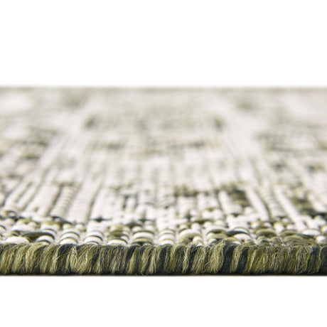 Green 5' 3 x 5' 3 Outdoor Aztec Octagon Area Rug Weather Resistant for Patio, Deck, Terrace, Balcony, Porch 100% Polypropylene Traditional Carpet Mat for Sale at Rug Engine
