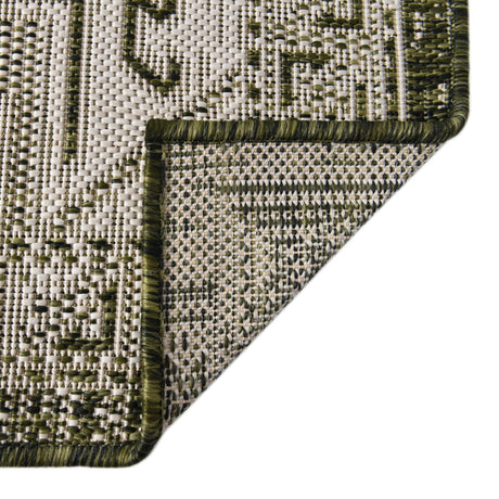 Green 5' 3 x 5' 3 Outdoor Aztec Octagon Area Rug Weather Resistant for Patio, Deck, Terrace, Balcony, Porch 100% Polypropylene Traditional Carpet Mat for Sale at Rug Engine