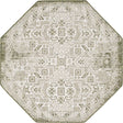 Green 5' 3 x 5' 3 Outdoor Aztec Octagon Area Rug Weather Resistant for Patio, Deck, Terrace, Balcony, Porch 100% Polypropylene Traditional Carpet Mat for Sale at Rug Engine