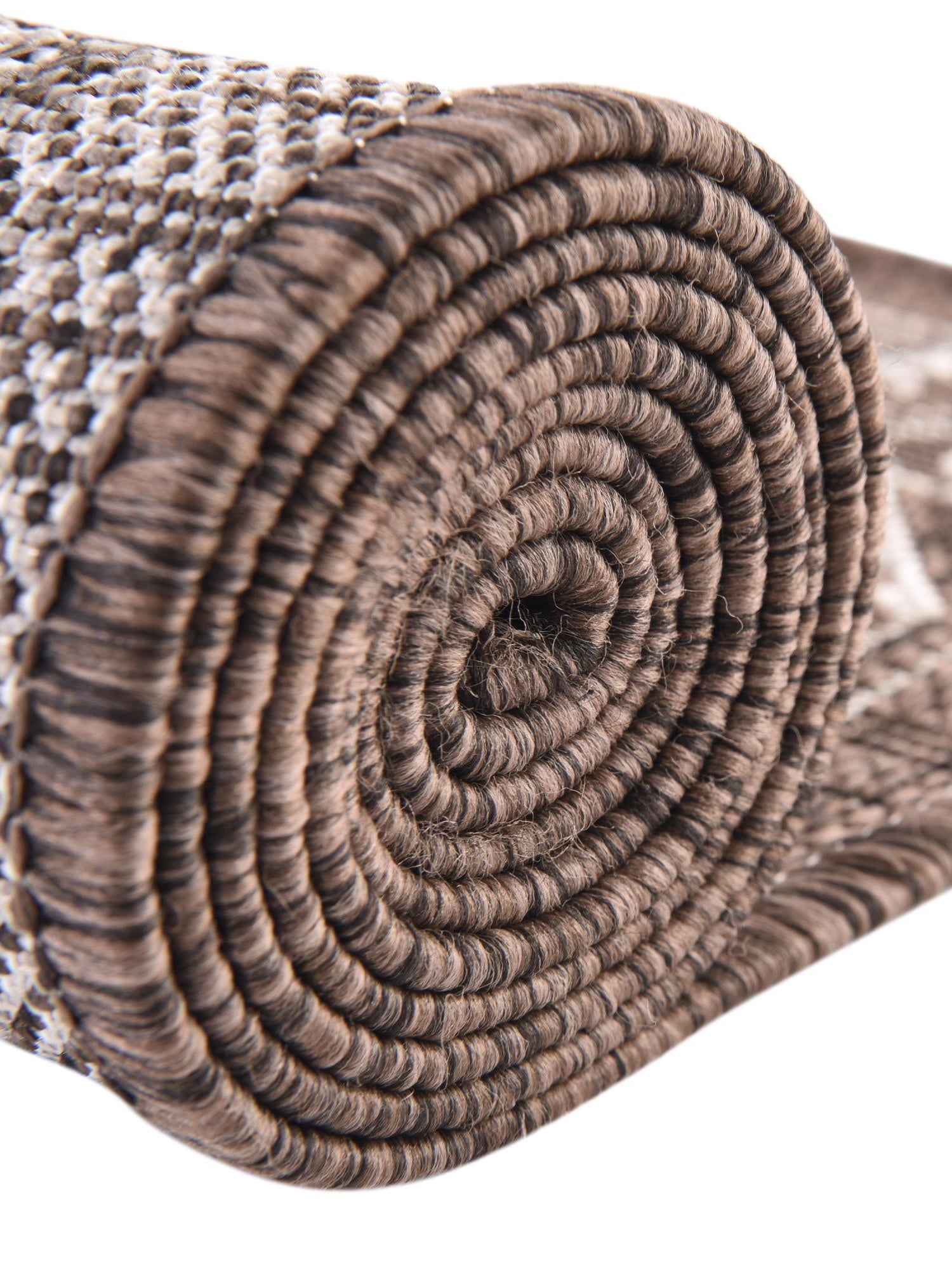 Brown 7' 10 x 7' 10 Outdoor Aztec Square Area Rug Weather Resistant for Patio, Deck, Terrace, Balcony, Porch 100% Polypropylene Traditional Carpet Mat for Sale at Rug Engine