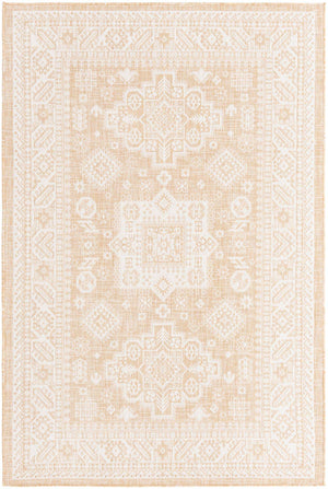 Natural 5' 3 x 8' Outdoor Aztec Rectangle Area Rug Weather Resistant for Patio, Deck, Terrace, Balcony, Porch 100% Polypropylene Traditional Carpet Mat for Sale at Rug Engine