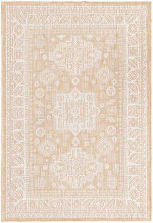 Natural 4' 1 x 6' 1 Outdoor Aztec Rectangle Area Rug Weather Resistant for Patio, Deck, Terrace, Balcony, Porch 100% Polypropylene Traditional Carpet Mat for Sale at Rug Engine