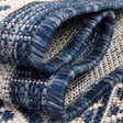 Blue 4' 1 x 4' 1 Outdoor Aztec Round Area Rug Weather Resistant for Patio, Deck, Terrace, Balcony, Porch 100% Polypropylene Traditional Carpet Mat for Sale at Rug Engine