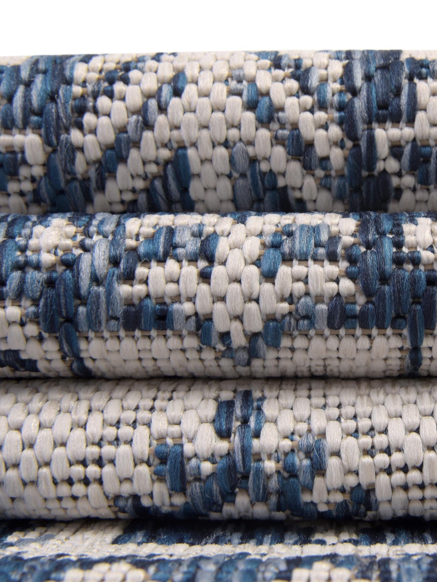 Blue 5' 3 x 5' 3 Outdoor Aztec Round Area Rug Weather Resistant for Patio, Deck, Terrace, Balcony, Porch 100% Polypropylene Traditional Carpet Mat for Sale at Rug Engine