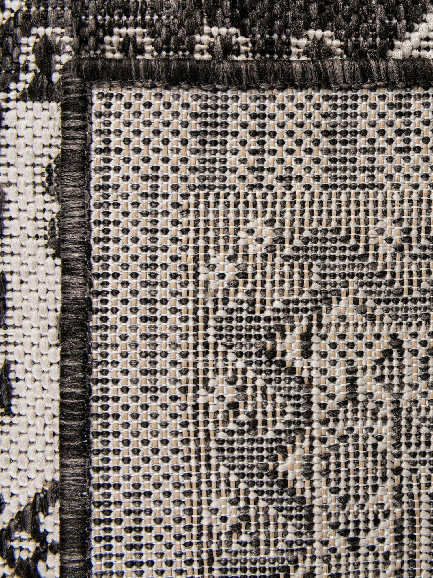 Charcoal Gray 7' 10 x 10' Outdoor Aztec Rectangle Area Rug Weather Resistant for Patio, Deck, Terrace, Balcony, Porch 100% Polypropylene Traditional Carpet Mat for Sale at Rug Engine