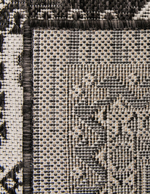 Charcoal Gray 13' 1 x 13' 1 Outdoor Aztec Square Area Rug Weather Resistant for Patio, Deck, Terrace, Balcony, Porch 100% Polypropylene Traditional Carpet Mat for Sale at Rug Engine
