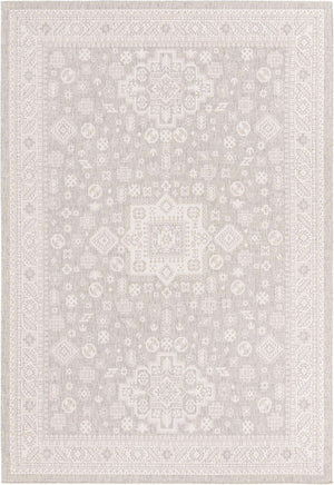 Light Gray 10' x 14' 1 Outdoor Aztec Rectangle Area Rug Weather Resistant for Patio, Deck, Terrace, Balcony, Porch 100% Polypropylene Traditional Carpet Mat for Sale at Rug Engine