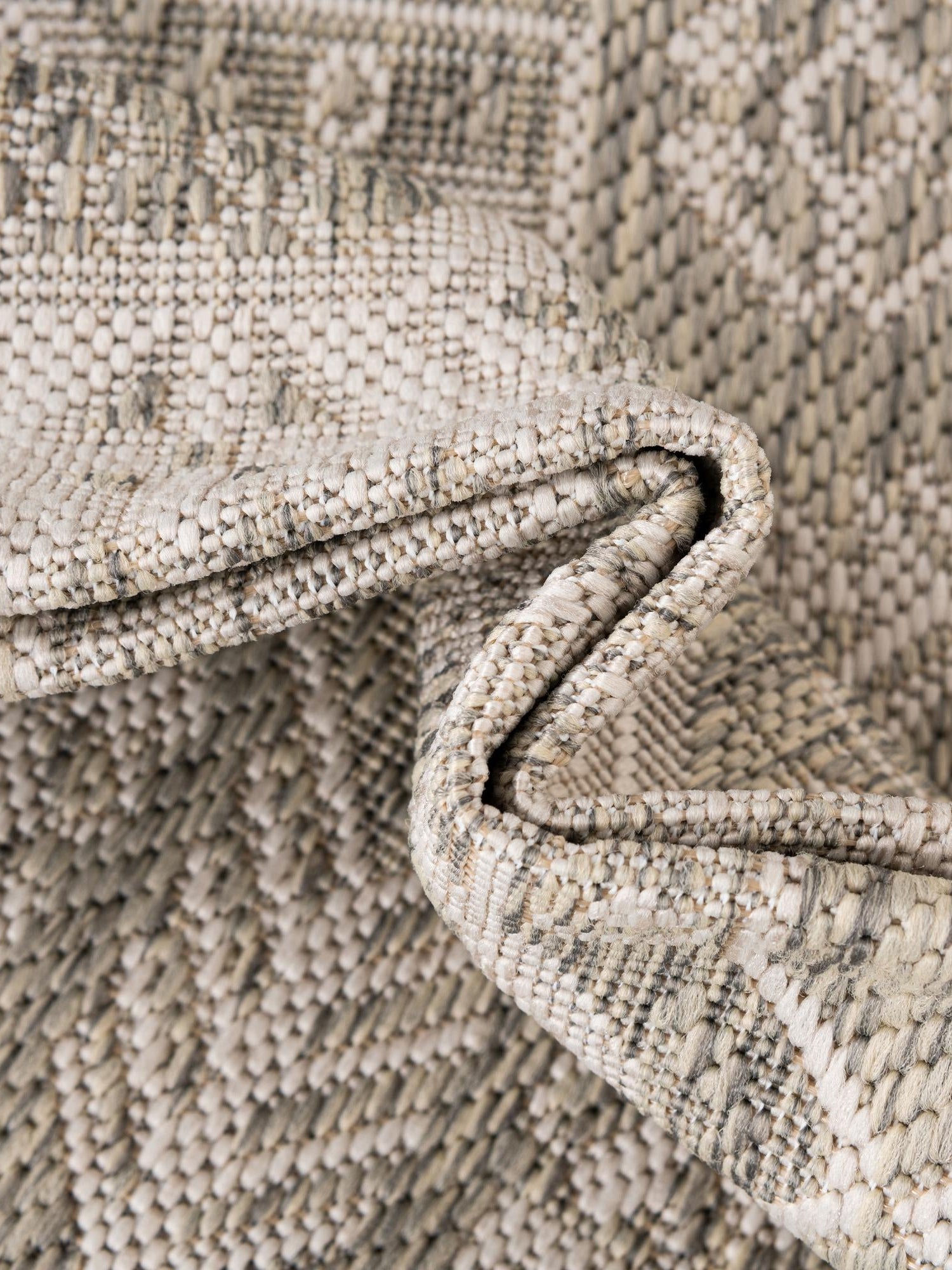 Light Gray 5' 3 x 5' 3 Outdoor Aztec Square Area Rug Weather Resistant for Patio, Deck, Terrace, Balcony, Porch 100% Polypropylene Traditional Carpet Mat for Sale at Rug Engine