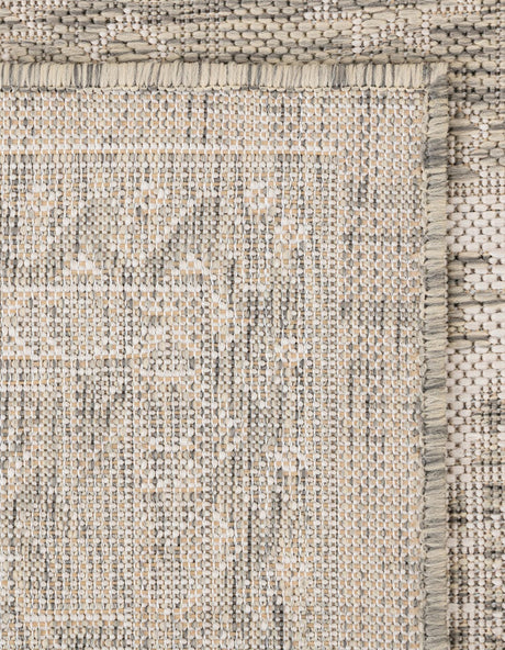 Light Gray 7' 10 x 7' 10 Outdoor Aztec Octagon Area Rug Weather Resistant for Patio, Deck, Terrace, Balcony, Porch 100% Polypropylene Traditional Carpet Mat for Sale at Rug Engine