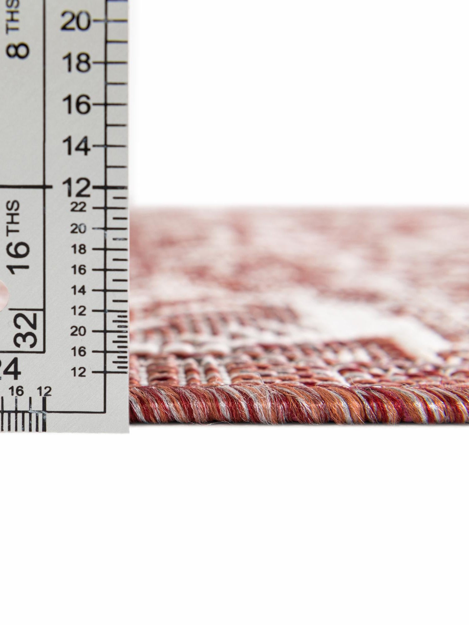 Rust Red 7' 10 x 10' Outdoor Aztec Rectangle Area Rug Weather Resistant for Patio, Deck, Terrace, Balcony, Porch 100% Polypropylene Traditional Carpet Mat for Sale at Rug Engine