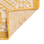 Yellow 7' 10 x 11' Outdoor Aztec Rectangle Area Rug Weather Resistant for Patio, Deck, Terrace, Balcony, Porch 100% Polypropylene Traditional Carpet Mat for Sale at Rug Engine