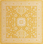 Yellow 10' x 10' Outdoor Aztec Square Area Rug Weather Resistant for Patio, Deck, Terrace, Balcony, Porch 100% Polypropylene Traditional Carpet Mat for Sale at Rug Engine